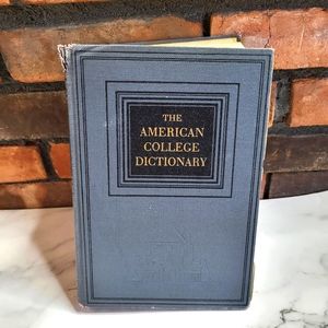 The American College Dictionary 1955 Random House Thumb Indexed
